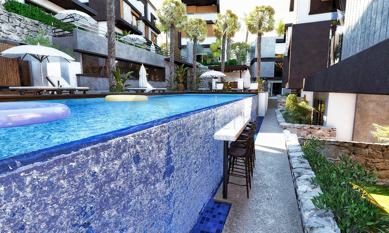 فلل 4 + 1 في منطقة سايد انطاليا 