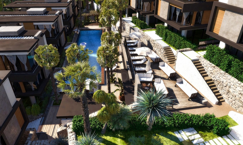 فلل 4 + 1 في منطقة سايد انطاليا 