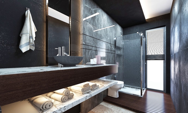 فلل 4 + 1 في منطقة سايد انطاليا 