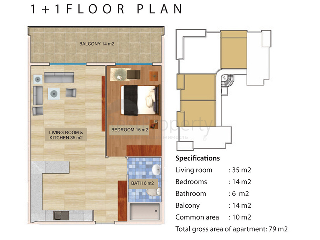 مجمع سكني مميز في منطقة كارجي جاك – ألانيا