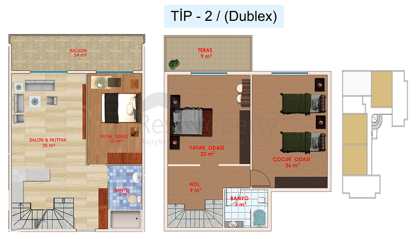 مجمع سكني مميز في منطقة كارجي جاك – ألانيا