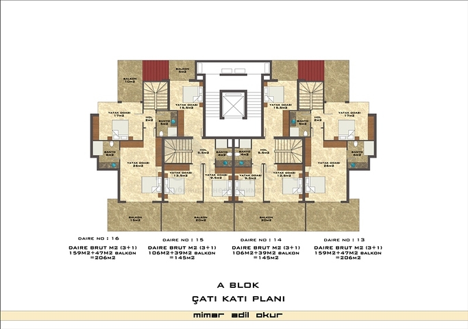 شقق مميزة ضمن مجمع سكني حديث في منطقة كاستل – ألانيا