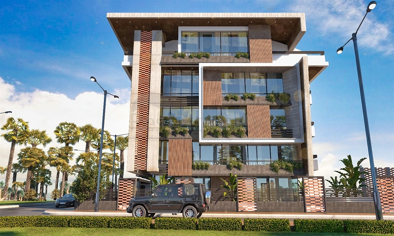 شقق تخطيط 2+1,3+1 ودوبلكس 4 + 1 في حي البرسيمون - أنطاليا 