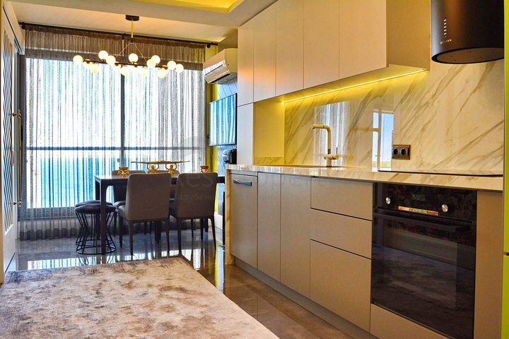 شقة 3+1 في حي باخشيلي إيفليري السكني-أنطاليا 