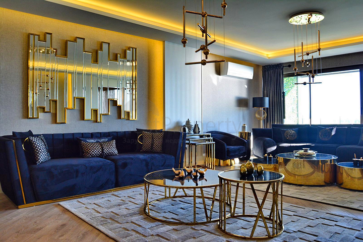 شقة 3+1 في حي باخشيلي إيفليري السكني-أنطاليا 