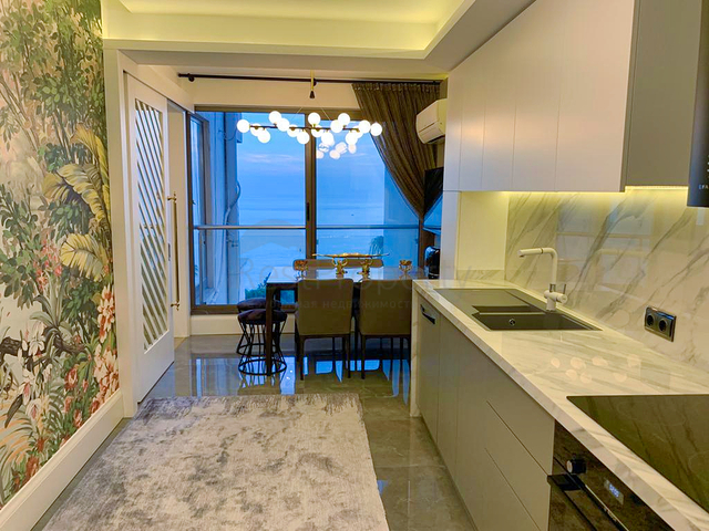 شقة 3+1 في حي باخشيلي إيفليري السكني-أنطاليا 