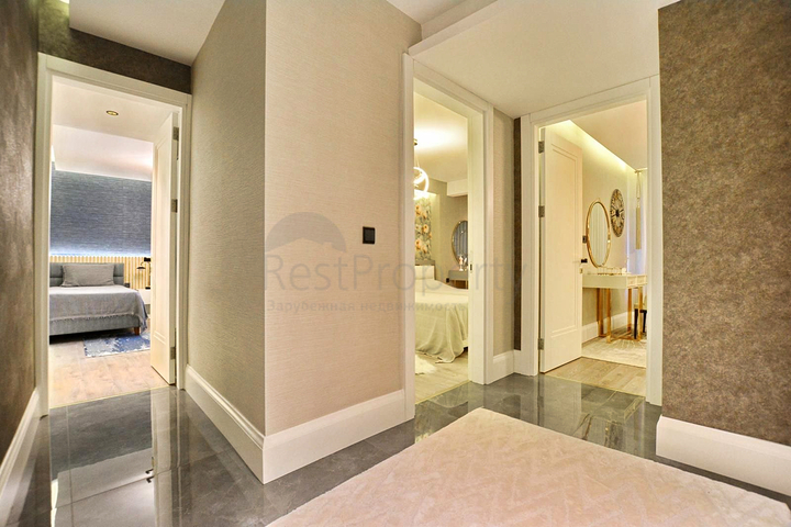 شقة 3+1 في حي باخشيلي إيفليري السكني-أنطاليا 