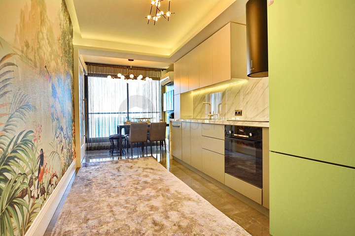 شقة 3+1 في حي باخشيلي إيفليري السكني-أنطاليا 