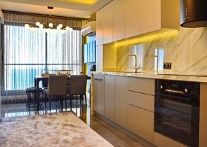 شقة 3+1 في حي باخشيلي إيفليري السكني-أنطاليا 