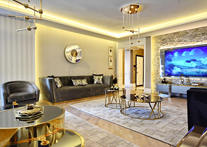 شقة 3+1 في حي باخشيلي إيفليري السكني-أنطاليا 