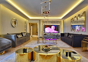 شقة 3+1 في حي باخشيلي إيفليري السكني-أنطاليا 