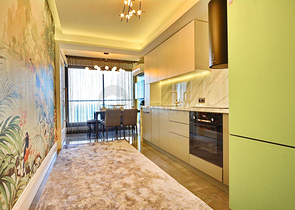 شقة 3+1 في حي باخشيلي إيفليري السكني-أنطاليا 