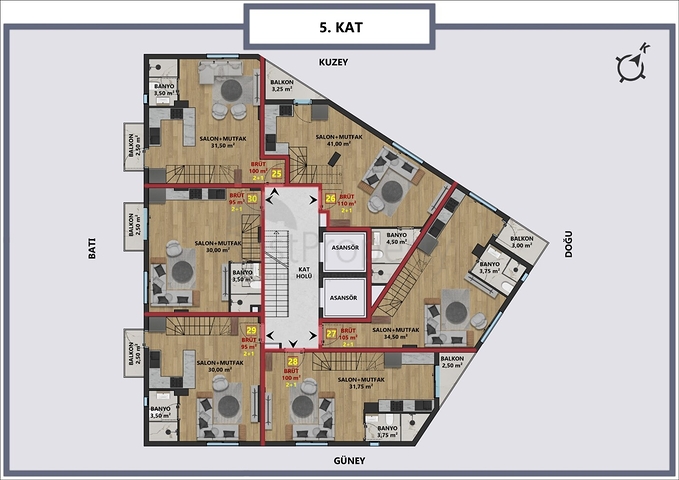 مشروع استثماري في مركز مدينة أنطاليا 