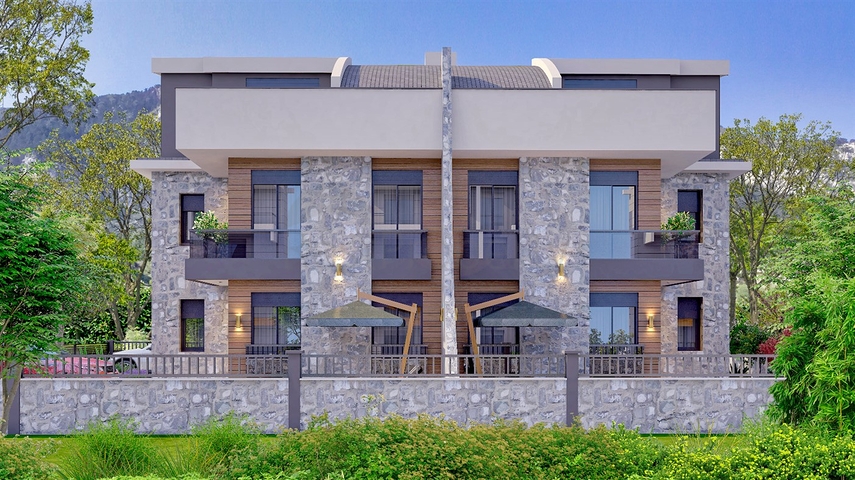 فيلا 4 + 1 في منطقة بيليك أنطاليا 