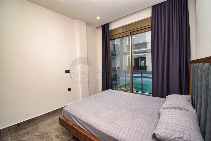 شقة 1+1 في مجمع مرموق في منطقة بيليك-أنطاليا 