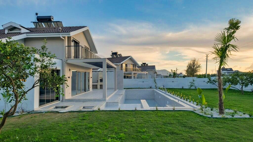 فيلا 3+1 في فتحية-منطقة أنطاليا 