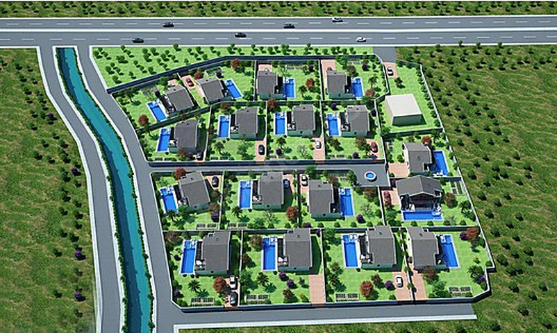 فيلا 3+1 في فتحية-منطقة أنطاليا 