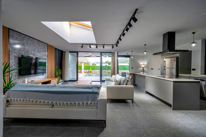 فيلا 3+1 في فتحية-منطقة أنطاليا 