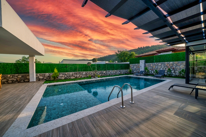 فيلا 3+1 في فتحية-منطقة أنطاليا 