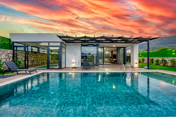 فيلا 3+1 في فتحية-منطقة أنطاليا 