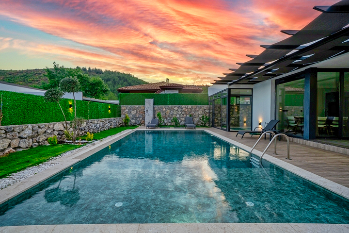 فيلا 3+1 في فتحية-منطقة أنطاليا 