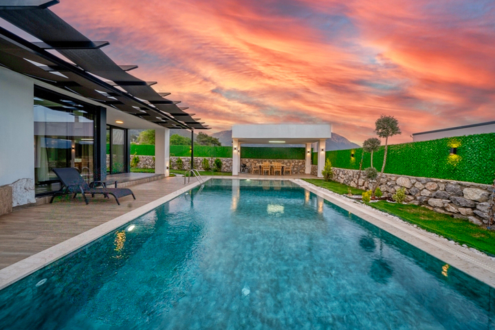 فيلا 3+1 في فتحية-منطقة أنطاليا 