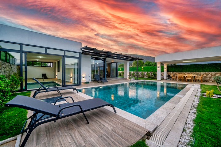 فيلا 3+1 في فتحية-منطقة أنطاليا 