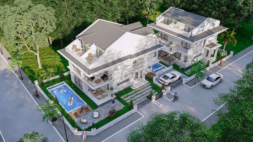 فلل 6 + 1 في فتحية - منطقة أنطاليا 