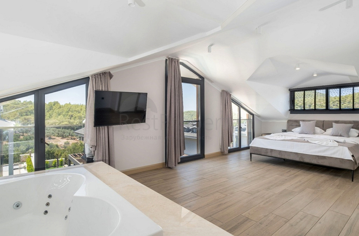 فيلا 3+1 في فتحية-منطقة أنطاليا 