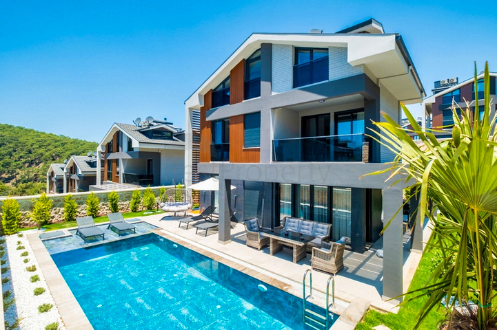 فيلا 3+1 في فتحية-منطقة أنطاليا 