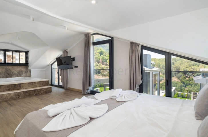 فيلا 3+1 في فتحية-منطقة أنطاليا 