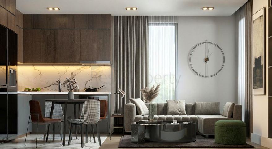 شقق 1+1 في التينتاس-منطقة أنطاليا 