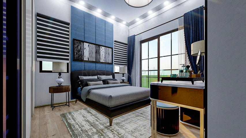 شقة 1+1 في كيبيز-منطقة أنطاليا 