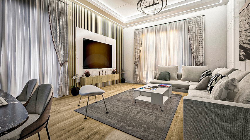 شقة 1+1 في كيبيز-منطقة أنطاليا 