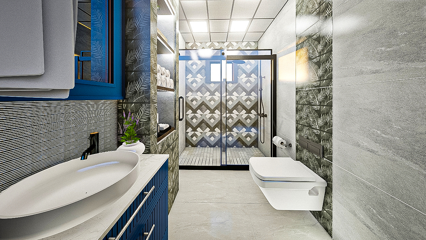 شقة 1+1 في كيبيز-منطقة أنطاليا 