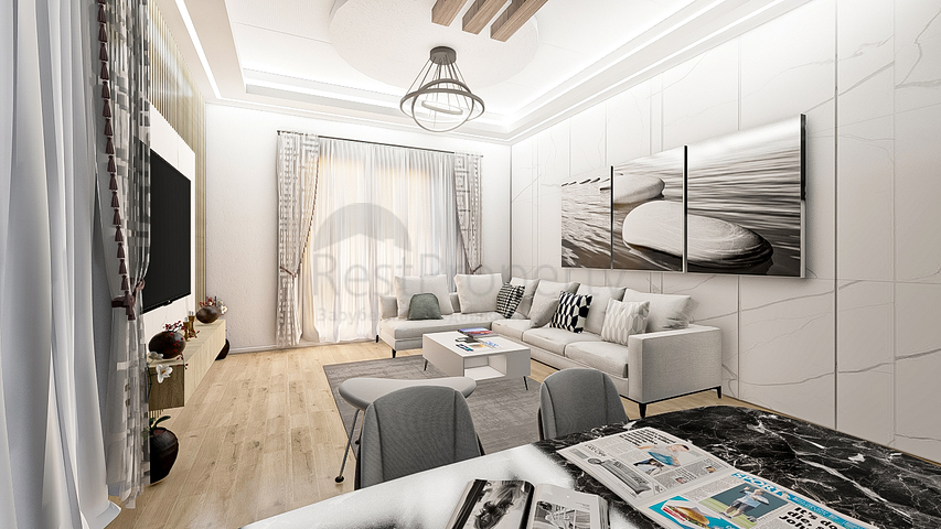 شقة 1+1 في كيبيز-منطقة أنطاليا 