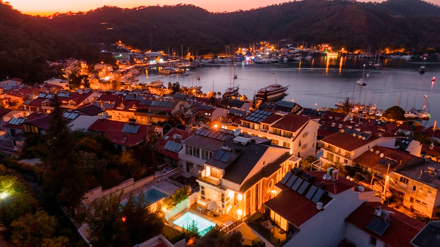 فيلا 5+1 في فتحية-منطقة أنطاليا 