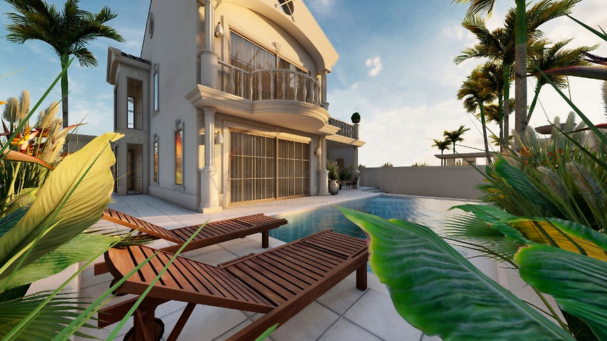 فيلا 4+1 في فتحية-منطقة أنطاليا 