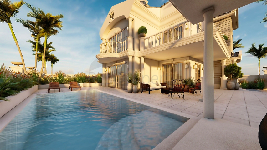 فيلا 4+1 في فتحية-منطقة أنطاليا 