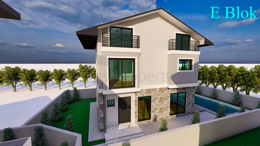 فلل 4 + 1 في فتحية - منطقة أنطاليا 