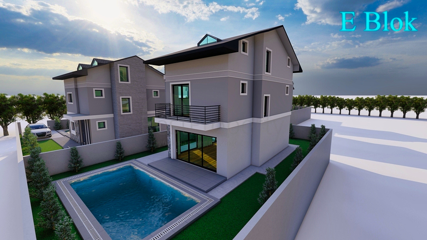 فلل 4 + 1 في فتحية - منطقة أنطاليا 