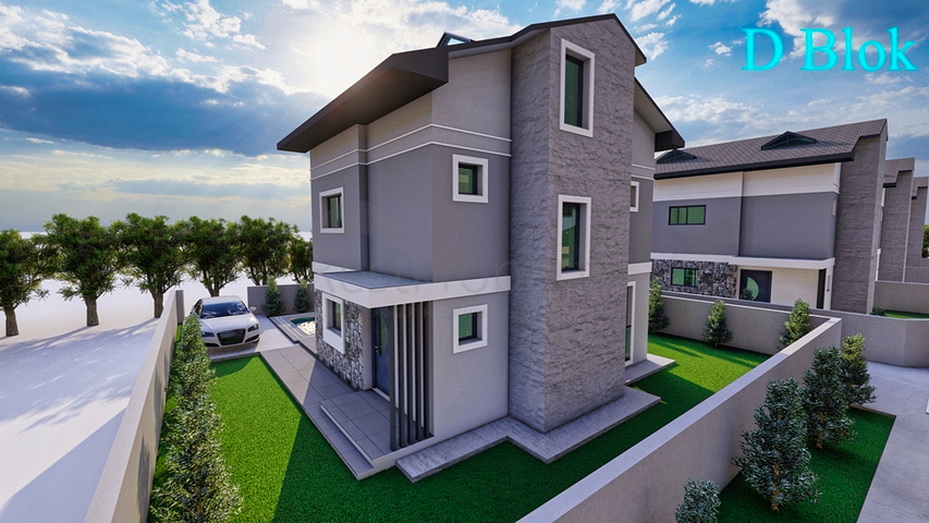 فلل 4 + 1 في فتحية - منطقة أنطاليا 