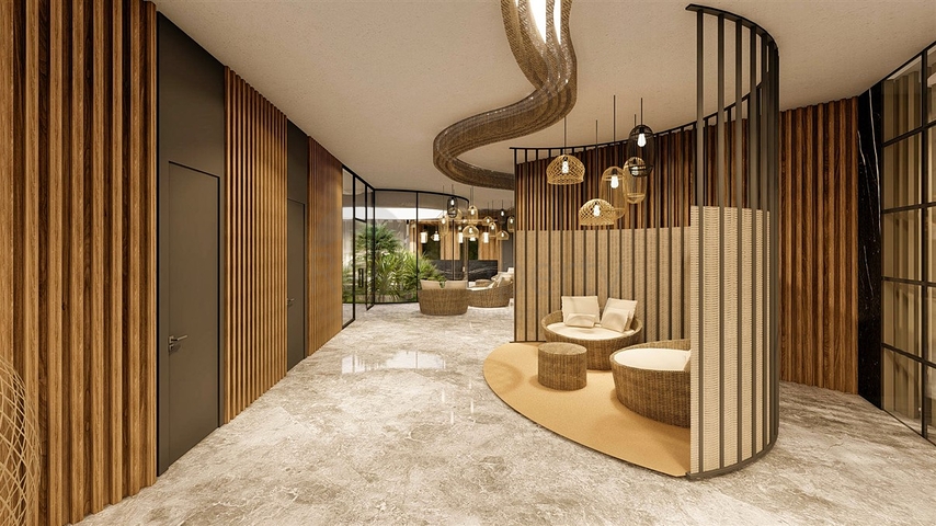 شقق 1+1 في مجمع فاخر في منطقة ألتينتاس-أنطاليا 