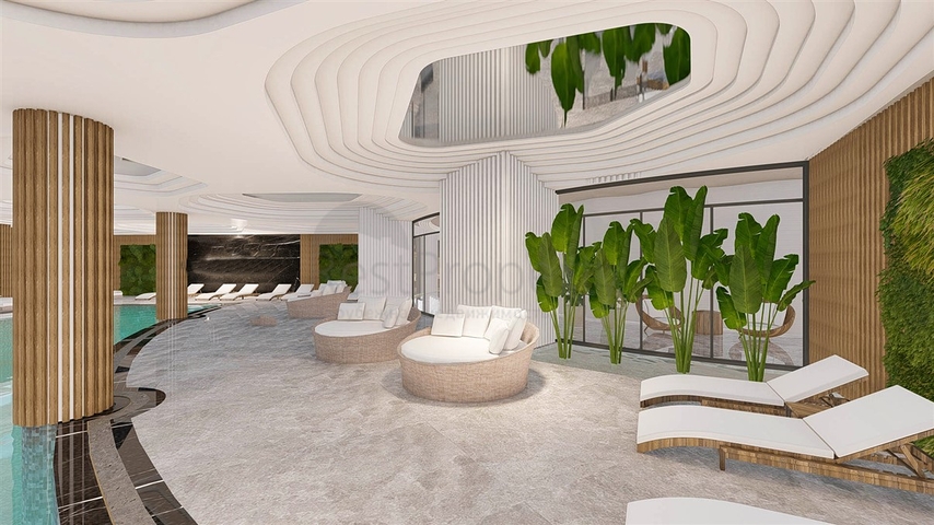 شقق 1+1 في مجمع فاخر في منطقة ألتينتاس-أنطاليا 