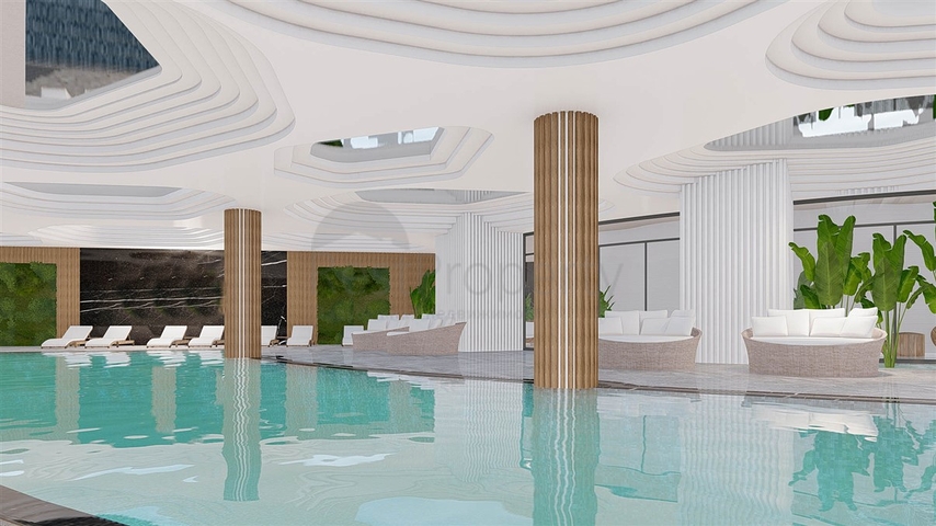 شقق 1+1 في مجمع فاخر في منطقة ألتينتاس-أنطاليا 