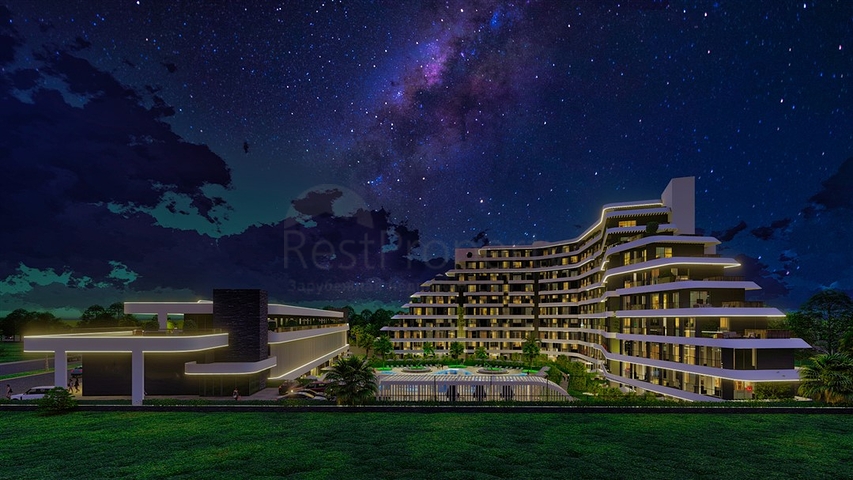 شقق 1+1 في مجمع فاخر في منطقة ألتينتاس-أنطاليا 