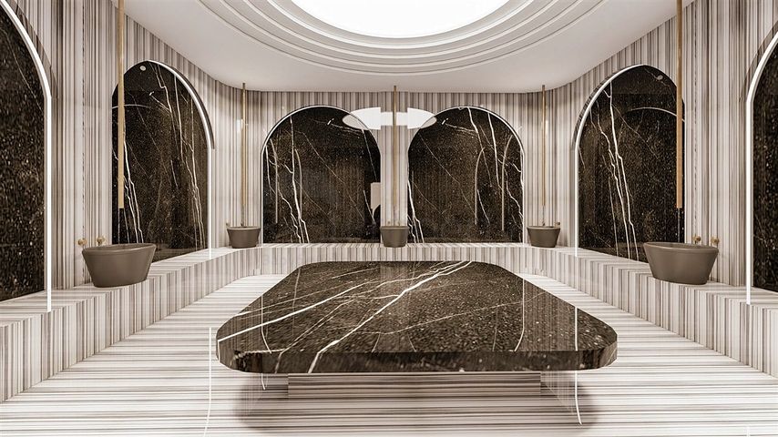 شقق 1+1 في مجمع فاخر في منطقة ألتينتاس-أنطاليا 