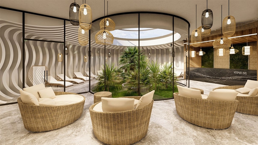 شقق 1+1 في مجمع فاخر في منطقة ألتينتاس-أنطاليا 