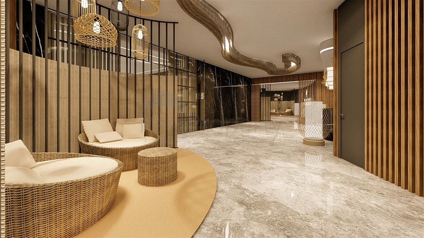 شقق 1+1 في مجمع فاخر في منطقة ألتينتاس-أنطاليا 