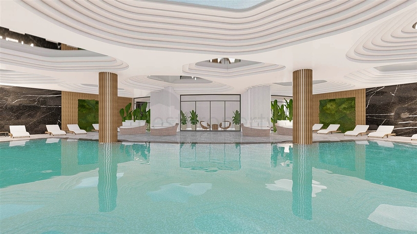 شقق 1+1 في مجمع فاخر في منطقة ألتينتاس-أنطاليا 